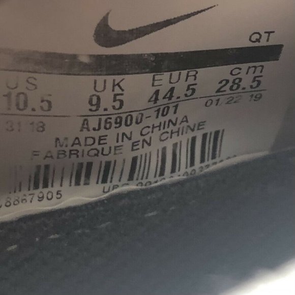 Nike Mens Vapormax Flyknit 3 Running Shoes 10.5 - Picture 7 of 7